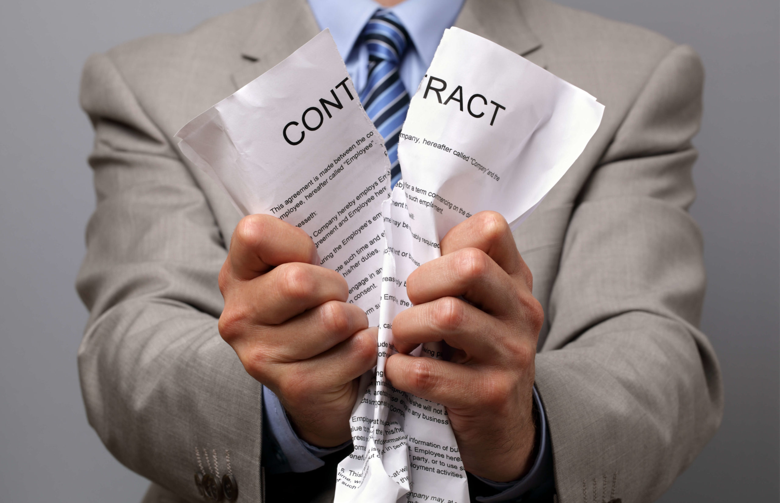 breach a contract meaning